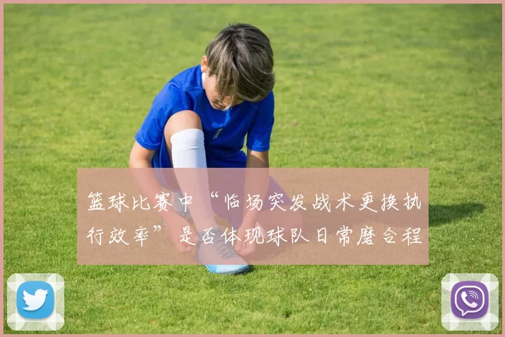 篮球比赛中“临场突发战术更换执行效率”是否体现球队日常磨合程度